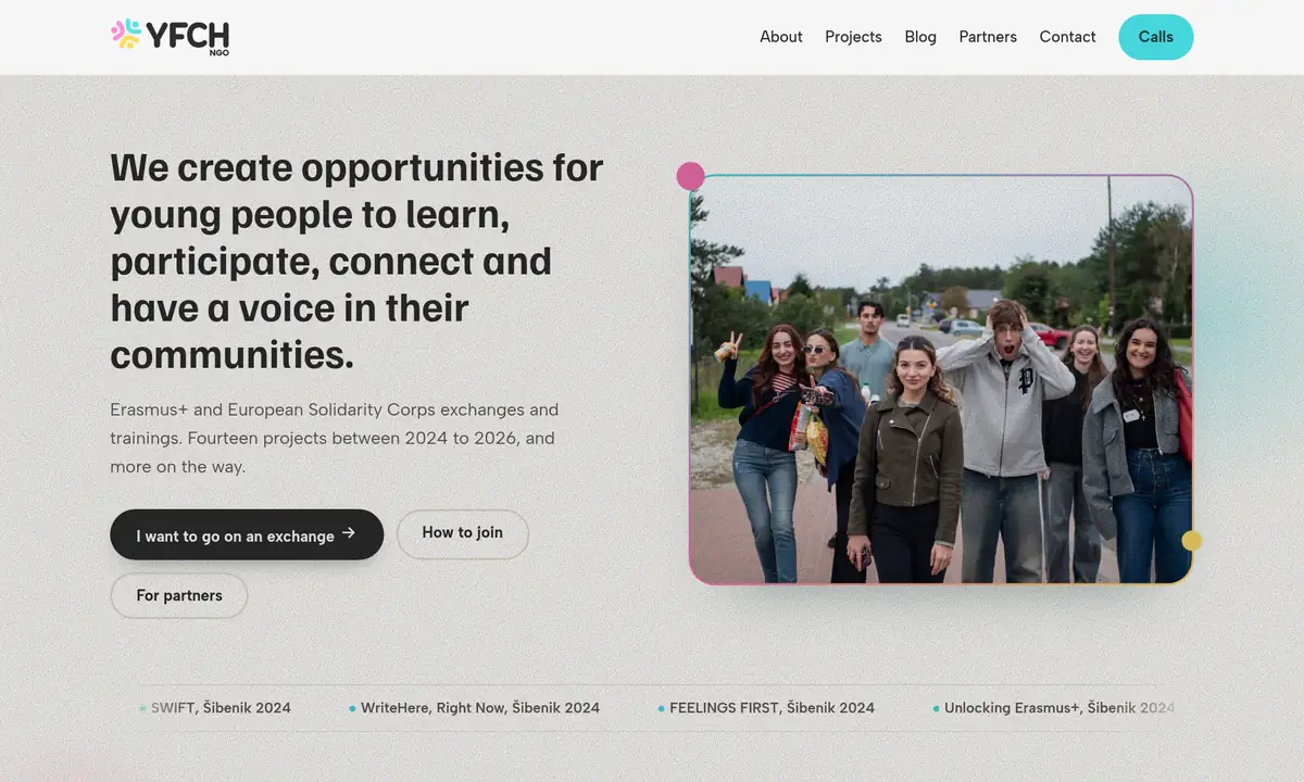 Homepage of yfch.org